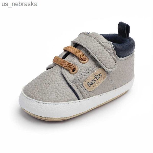

spring autumn new baby first walkers soft tpr sole infant crib shoes pu leather toddler casual shoes prewalkers shoe l230518