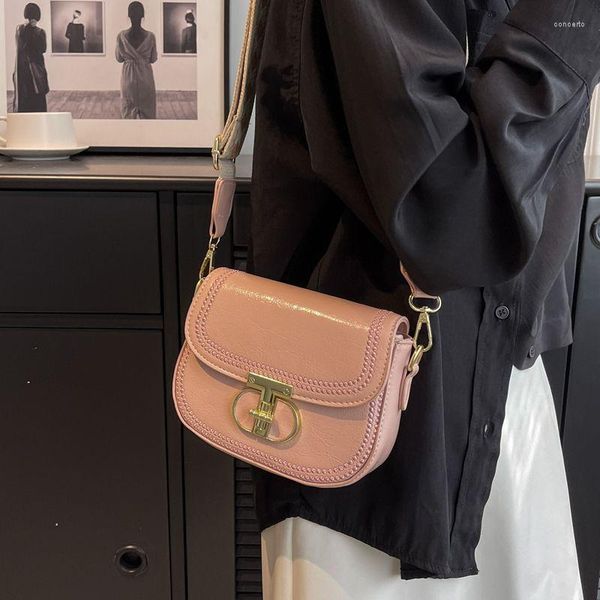 

shoulder bags fashion women crossbody elegant advanced pu leather spring designer luxury style handbag