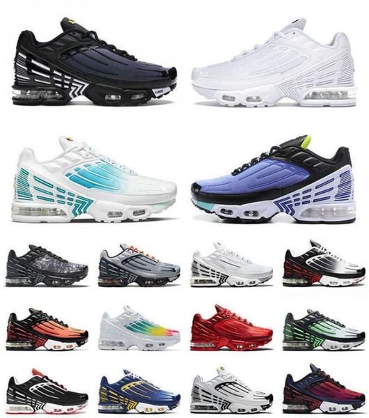 

2022 tuned 3 plus iii tn running shoes og mens women triple white obsidian aqua volt radiant red neon green outdoor tr9593564, Black