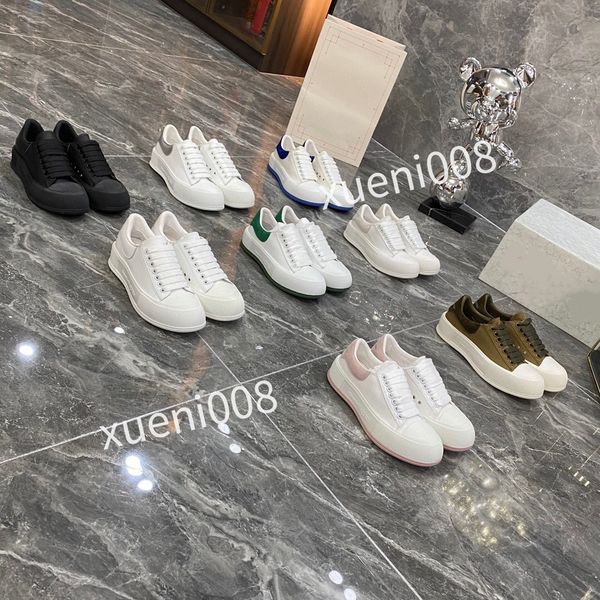 

new brand fashion mens quality casual shoes low heel leather lace-up sneaker running trainers letters flat printed sneakers, Red;white