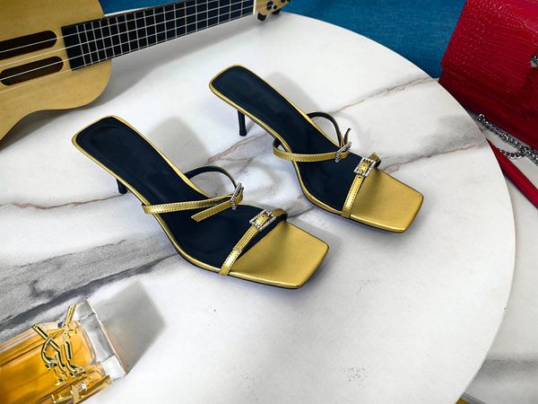 

summer beach sandals designer shoes casual fashion leather shoes belt buckle thick heel heels baotou lady flat work women dress shoes large, Black