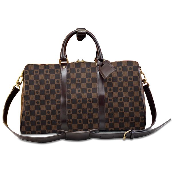 

designer bag men and women travel bag hand luggage travel bag classic pu leather handbag large cross body bag 50cm handbag