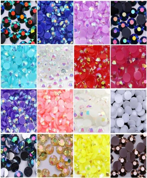 

jelly white ab resin flat back rhinestone all size 3mm4mm5mm6mm in whole prcie with quality rhinestone2004042, Black
