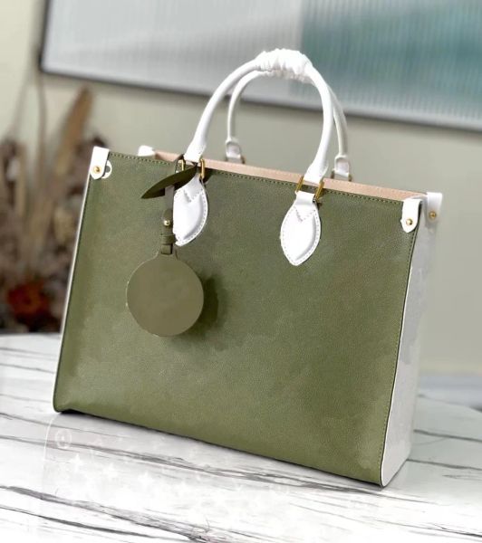 

designer women bag handbags monograms onthego gm mm embossed flower handbag purse the tote bags shoulder crossbody female backpack