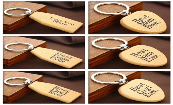 

rings jewelry ever keychain dad papa grandpa love you more key chain car handbag keyfob family jewelry creative gifts drop deliver1882719, Slivery;golden