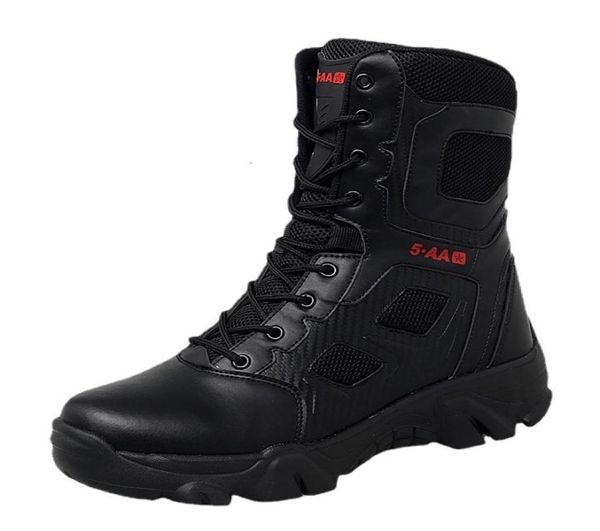 

boots men tactical military boots mens casual shoes leather swat army boot motorcycle ankle combat boots black botas militares hom9595428
