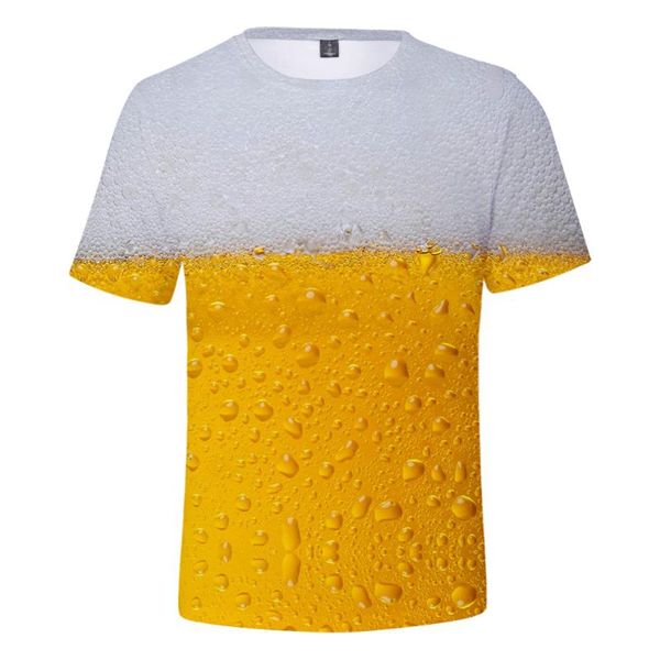 

men's t shirts summer t-shirt 3d beer letters print men women funny novelty shirt o-neck short sleeve fashion street homme tees 5pbhp, White;black