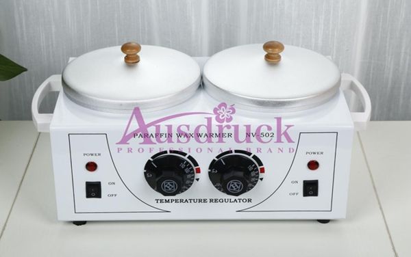 

eu tex double pots wax warmer heater dual salon facial skin equipment spa6013427