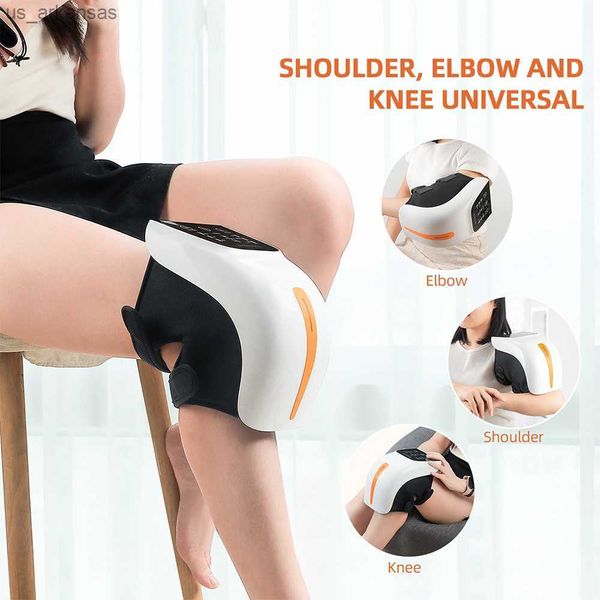 

airbag pressure knee massager wireless heating compress knee physiotherapy vibration infrared elbow joint pain relief health l230523