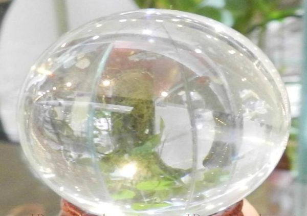 

asian rare natural quartz clear magic crystal healing ball sphere 40mm stand8138939