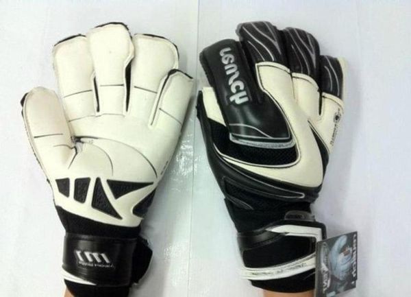 

fashion 2016 new professional sports gloves keeper size 8 9 10 thickened latex soccer football goalkeeper gloves ship1393941, Silver