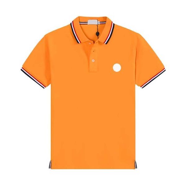 

designer mens basic business polos t shirt fashion france brand men's t-shirts embroidered poloss armbands letter badges polo shirt sho, White;black