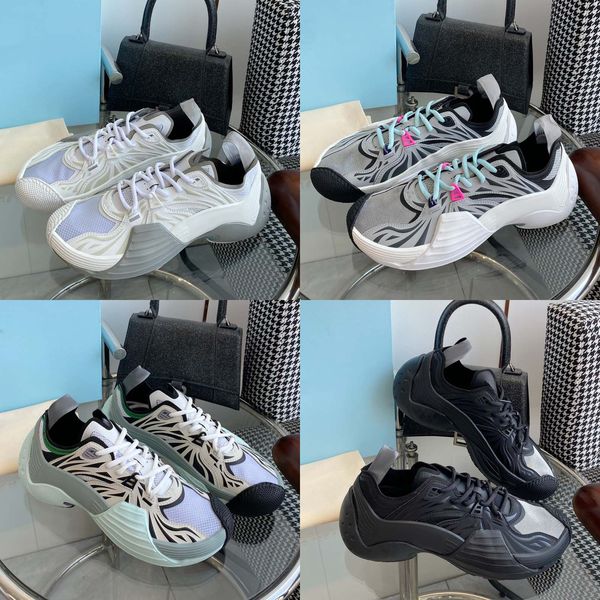 

designer sneaker flash casual shoe platform slide rock climbing tidal metauniverse cool sense of the future platform shoes designers slide w, Black