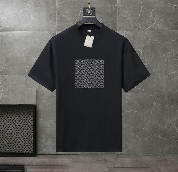

2023 summer men's and women's fashion and leisure brand temperament joker soft cartoon letter printed t-shirt size xs-4xl#j054, White;black