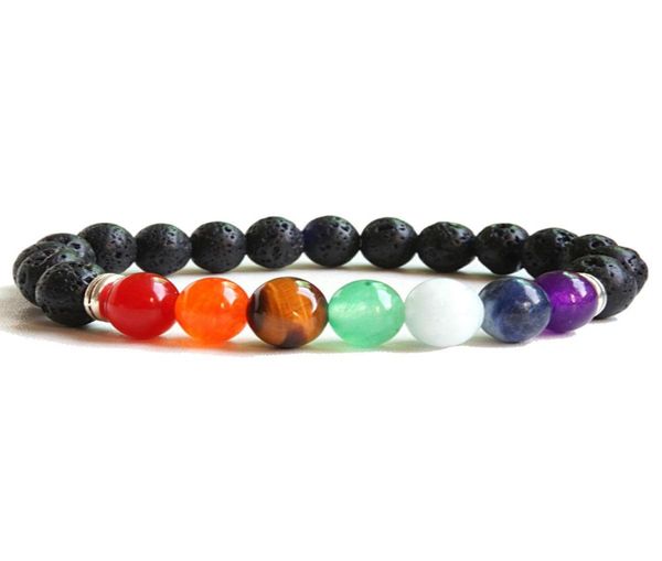 

beaded bracelets strands natural stone jewelry 7 chakra anxiety essential oil diffuser for christian gifts1996786, Black