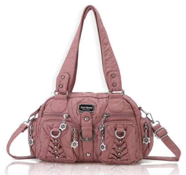 

angel kiss brand women pu leather handbag fashion shoulder bags26813718703723