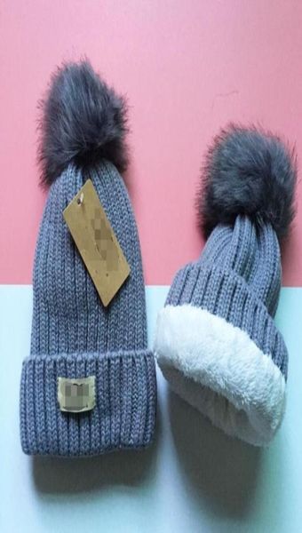 

winter knitted hats women thick warm beanie skullies hat caps for4116753, Blue;gray