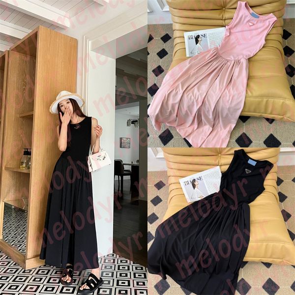 

women casual dress summer sleeveless slim skirts metal triangle knitted a line dresses, Black;gray