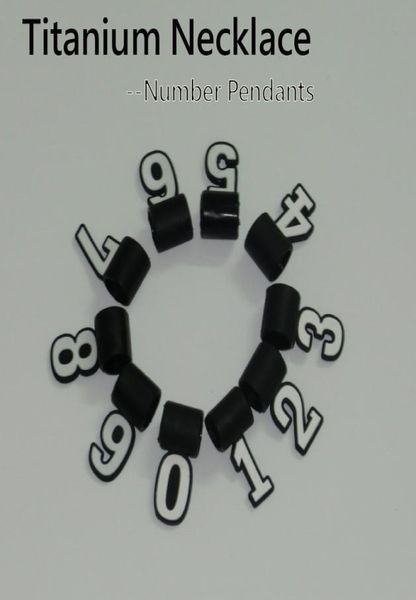 

number pendant for baseballsoftball necklace charms012344851654, Bronze;silver