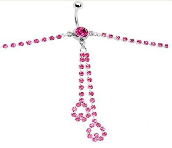 

low who belly chains body jewelry body piercing gem chain pandent waist beach summer jewelry3655619, Silver