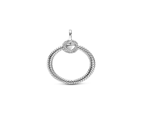 

moments small pave o pendant charms 925 sterling silver dangle charm fit original bracelet necklaces charm pendant for jewelry diy6006374, Bronze;silver
