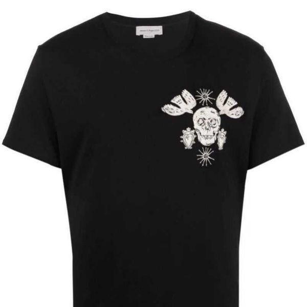 

2023 simple short sleeve design comfortable fashion designer couple t-shirt letter pattern shirt casual chest printed shirt luxury clothing, White;black