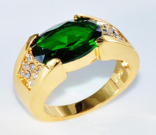 

fashion famous version size 811 male men ring big stone zirconia cz crystal gold filled mens engagement wedding ring jewelry for 1251546, Silver