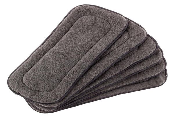 

baby 5 layer charcoal bamboo inserts reusable liners for cloth diapers7368209