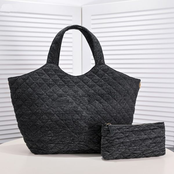 

luxury designer totes leather icare fashion classic handbags for women purse with pouch wallet woman shopping shoulder bag
