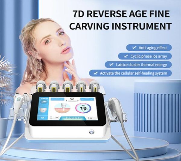 

2 in 1 7d hifu reverse age fine carving instrument ultramage 7d anti wrinkle machine ultrasound 7d face lifting5525489
