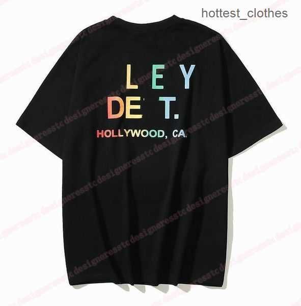 

2023 t shirt depts mens tshirt designer fashion pure cotton t-shirt womens high street luxury loose classic print 2 wr28, White;black