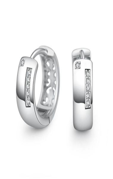 

yoursfs silver zircon hoop earring fashion jewelry 18k gold plated unique woman gift8093917, Golden;silver