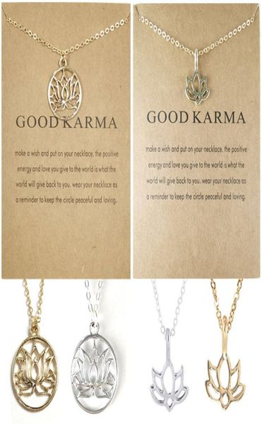 

hollow lotus flower necklace lotus flower pendant locking chain9759951, Silver
