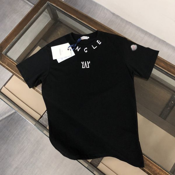 

m home new summer crewneck letter casual short sleeve men's t-shirt men's and women's couples printed simple short sleeve cre, White;black