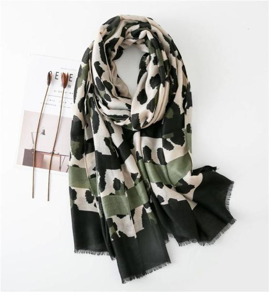 

autumn winter leopard striped fringes viscose shawl scarf women neckerchief foulards muslim hijab sjaal 2010182804182, Blue;gray