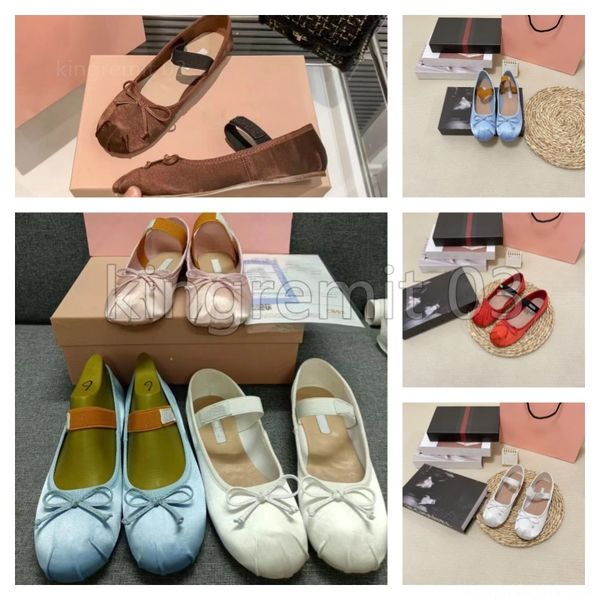 

designer dress shoes miu mules ballet flats shoes women shoes bottom mary jane comfortable retro elastic band fashion dress shoe, Black