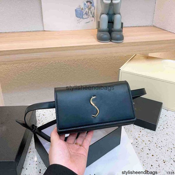 

stylisheendibags leather waist bag lady fanny pack belt bag men y letter fashion chest bags classic women shoulder slope black pink bag cell