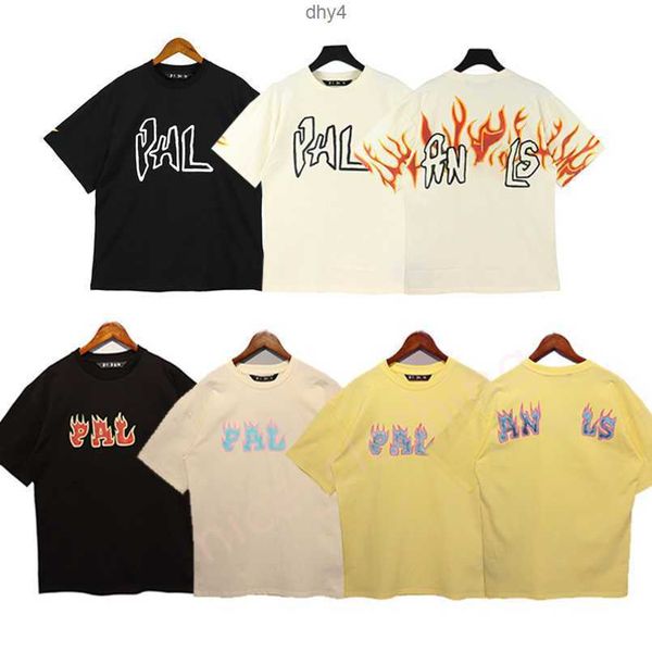 

mens designer pa t-shirt luxury brand t shirts print letter palms tees womens angles short sleeve casual crew neck clothing clothes s-xlkp7, White;black