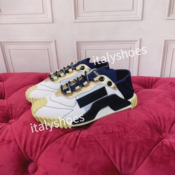 

new designer brand casual shoes italy sneakers sequin classic white do old dirty men women casual shoe lace up2023, Black
