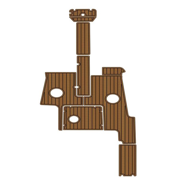 

2004 rinker captiva 212 cockpit boat eva faux foam teak deck floor pad flooring backing adhesive seadek gatorstep style floor