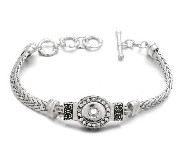 

snap bracelet fit 12mm18mm button jewelry watches women diy gif bbyucb3578967, Golden;silver