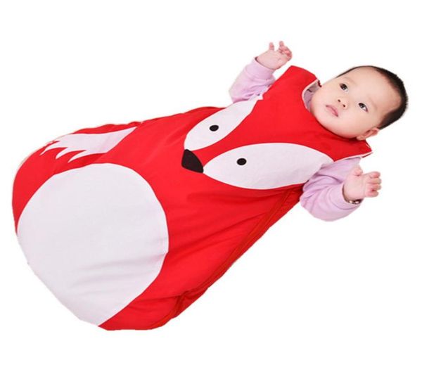 

prosea 03y infant baby foxpanda vest sleeping bags boys girls sleeveless sleepsacks swaddling kids warm quilt spring summer autu972322924