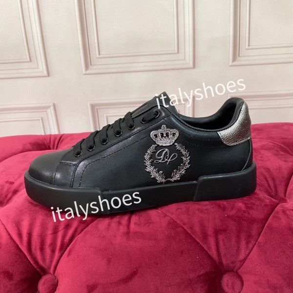 

brand fashion designer sneakers leather fashion canvas casual shoes mens women original shoes, Black
