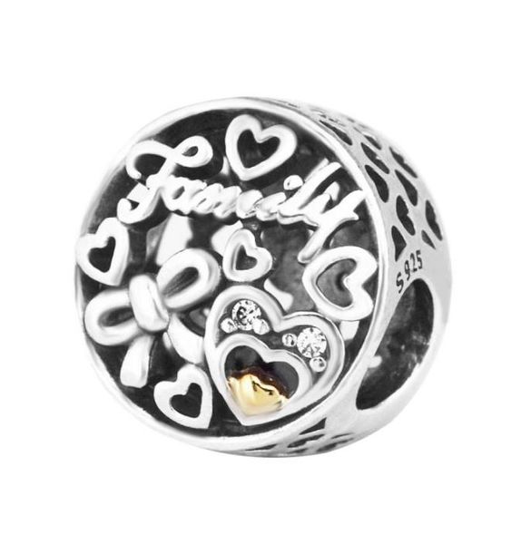 

pandulaso family tribute charm clear cz beads for jewelry making fit pandora bracelets necklace woman diy jewelry making3878698, Black
