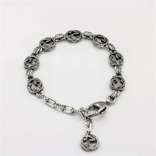 

70% off designer jewelry necklace ring engraved pattern can add adjustable interlocking bracelet simple personalized, Black