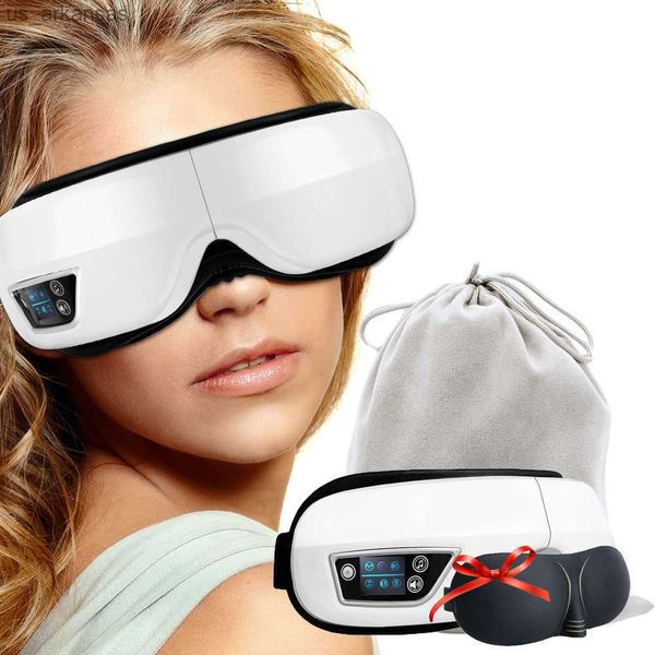 

electric heat eye massager 6d airbag compress eye vibration massage glasses smart eye care instrument bluetooth rechargeable l230523