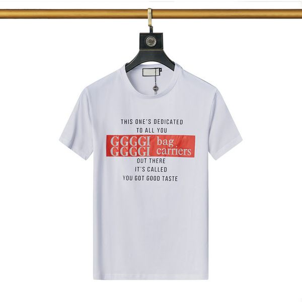 

menswear designer fashion t-shirt new short sleeve casual brand classic font t-shirt loose cotton t-shirt size m-3xl, White;black