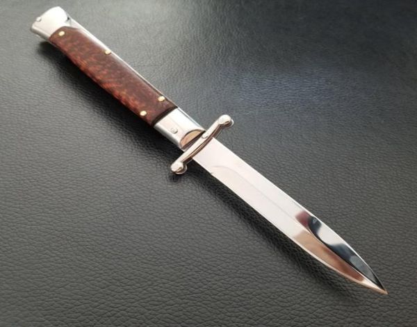 

9 inch swinguard snakewood handle mirror blade italian style81920121425834