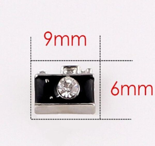 

20pcslot black camera floating locket charms fit for glass living magnetic memory locket fashion jewelrys4000732, Bronze;silver