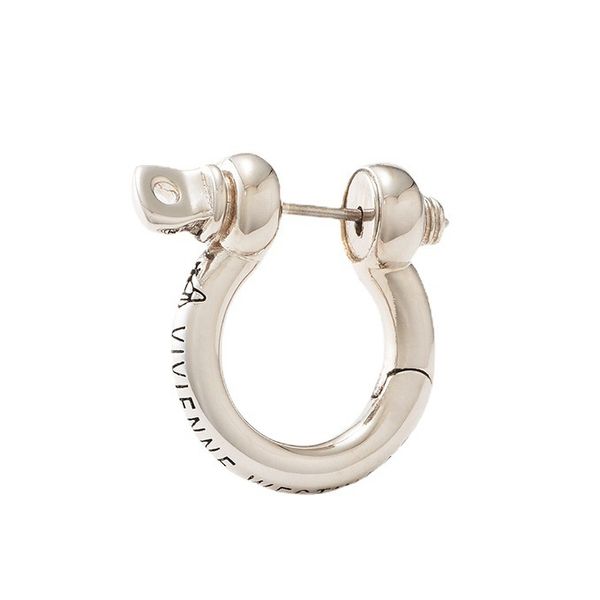 

2023 new metal saturn style earrings, Golden;silver